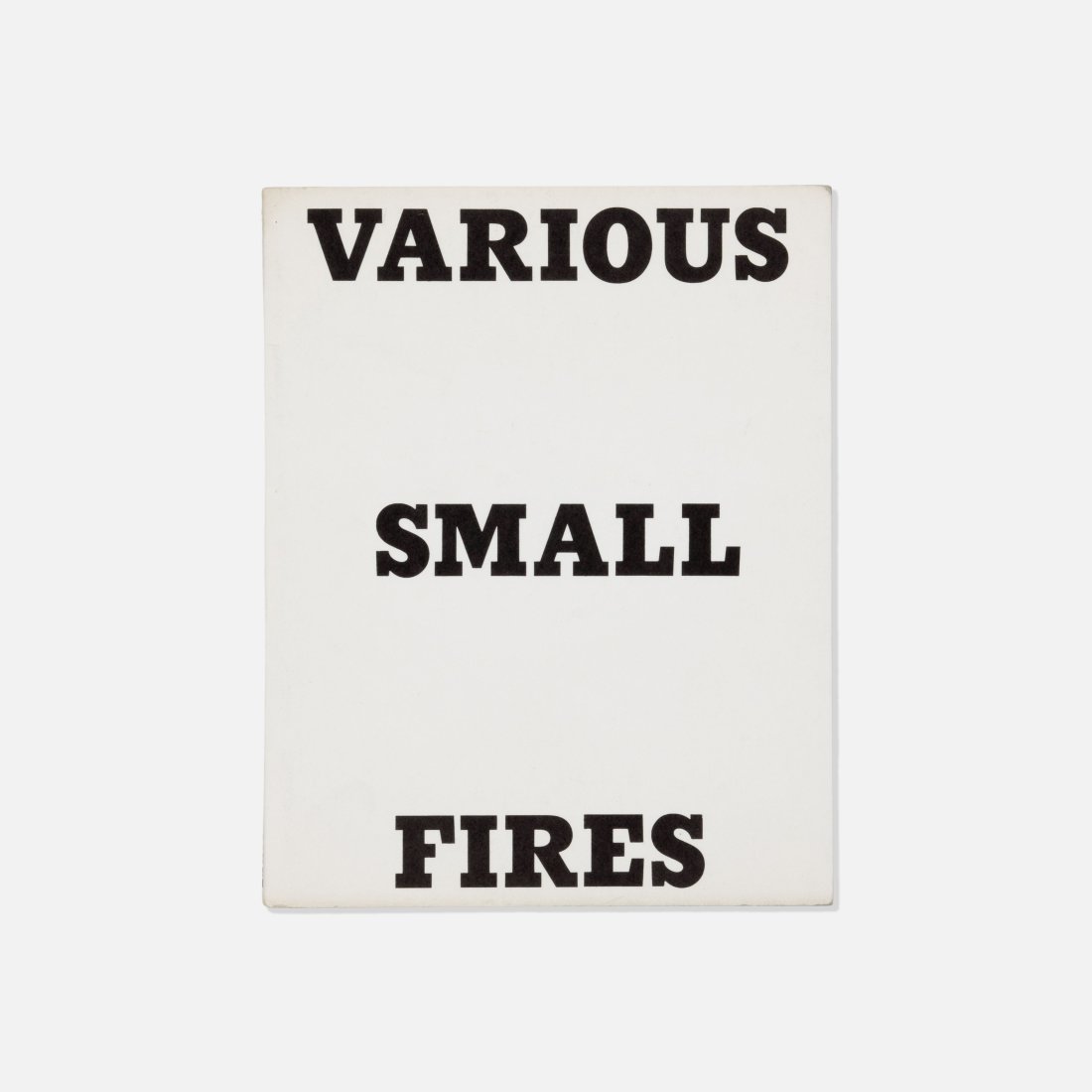 Ed Ruscha, Various Small Fires and Milk (1 of 1)