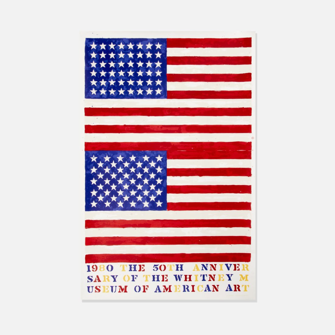 Jasper Johns, Whitney Museum Poster (1 of 1)