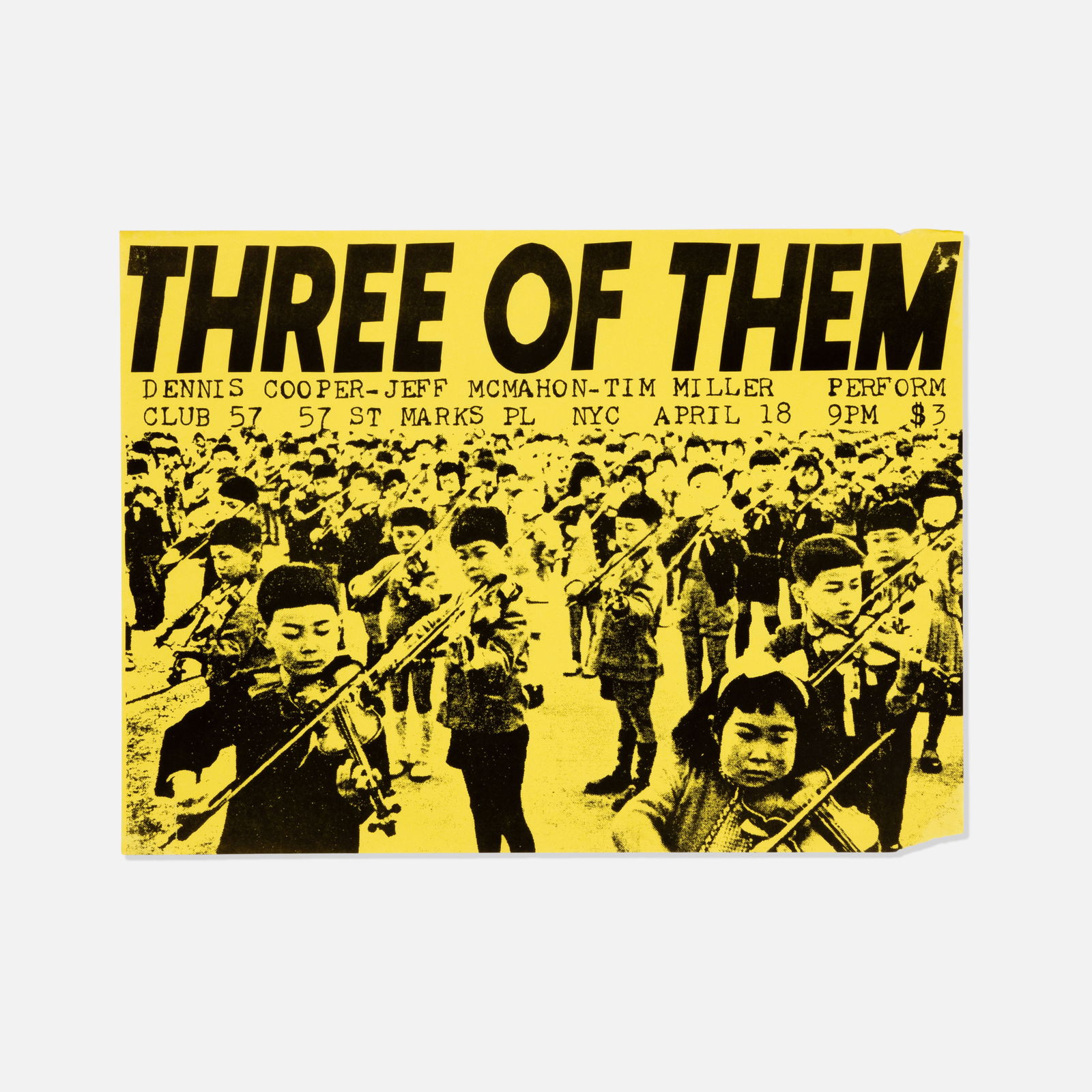 Club 57, Three of Them, Poster (1 of 1)