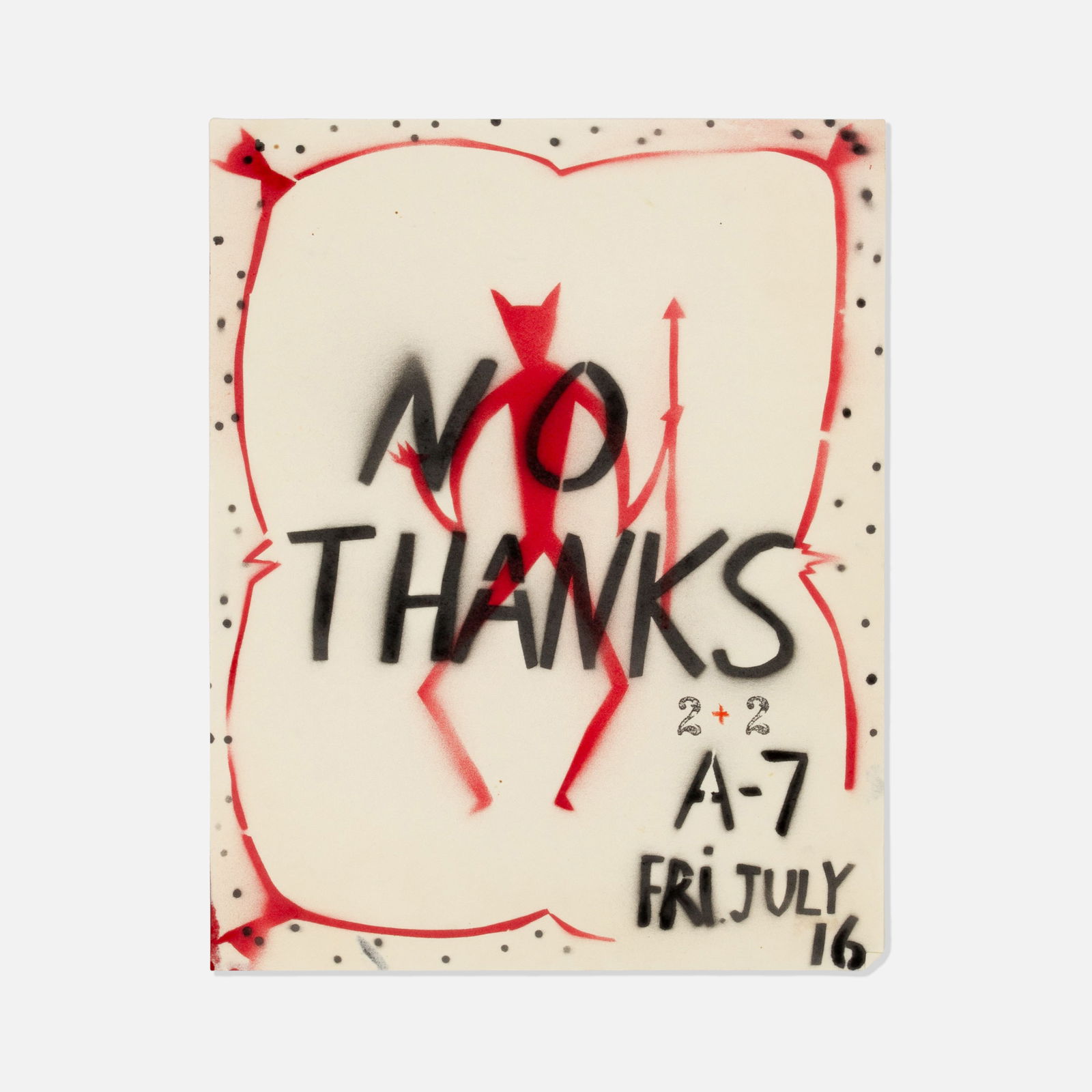 2+2, A7, No Thanks, Painted Flyer (1 of 1)
