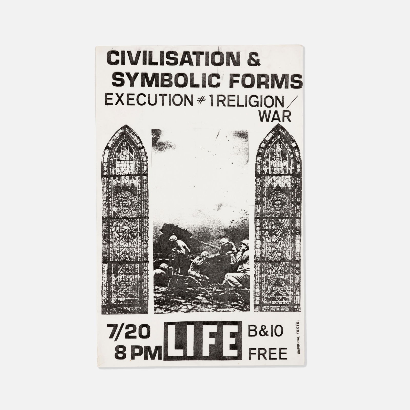 Life Cafe, Civilisation & Symbolic Forms, Poster (1 of 1)