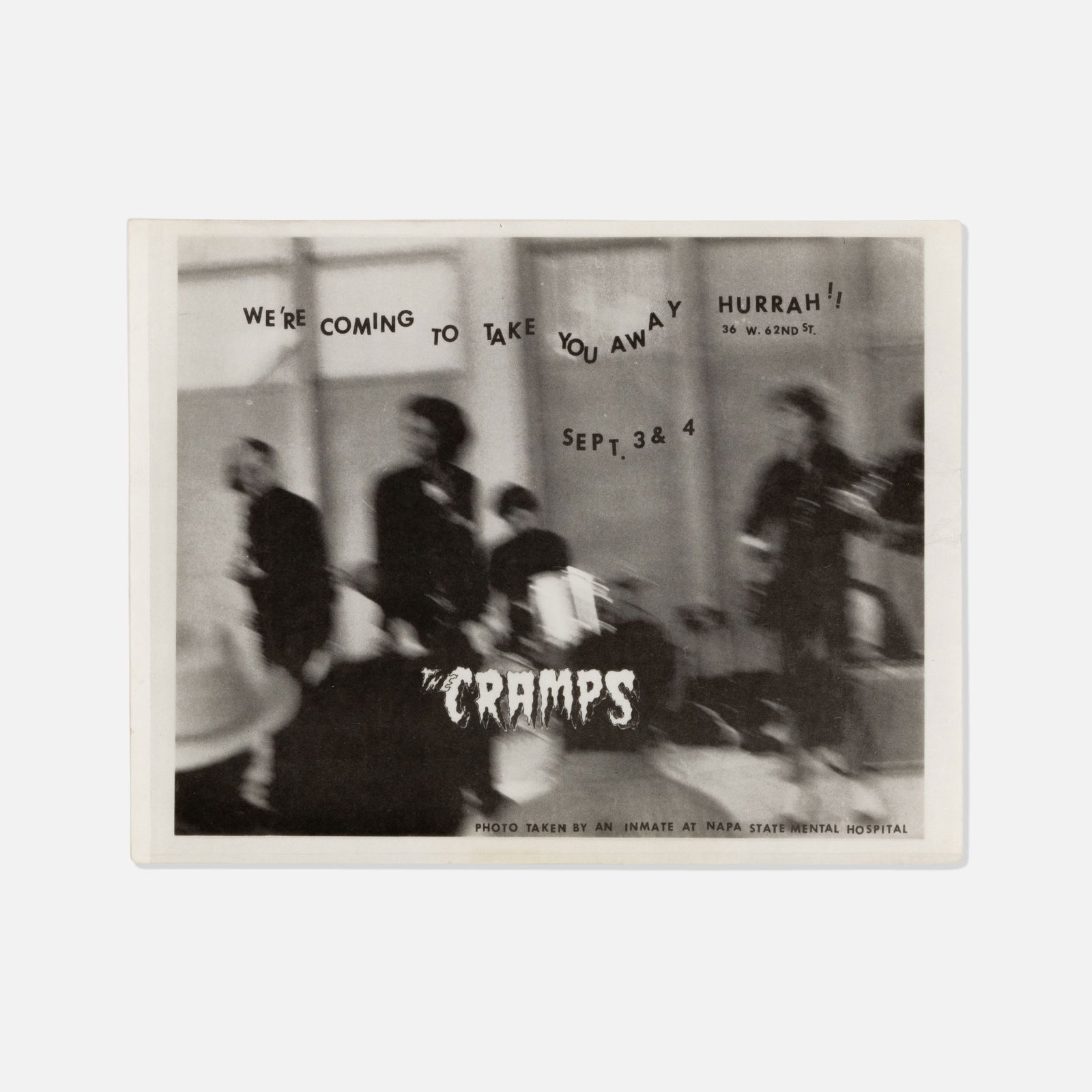 Hurrah, The Cramps, Flyer (1 of 1)