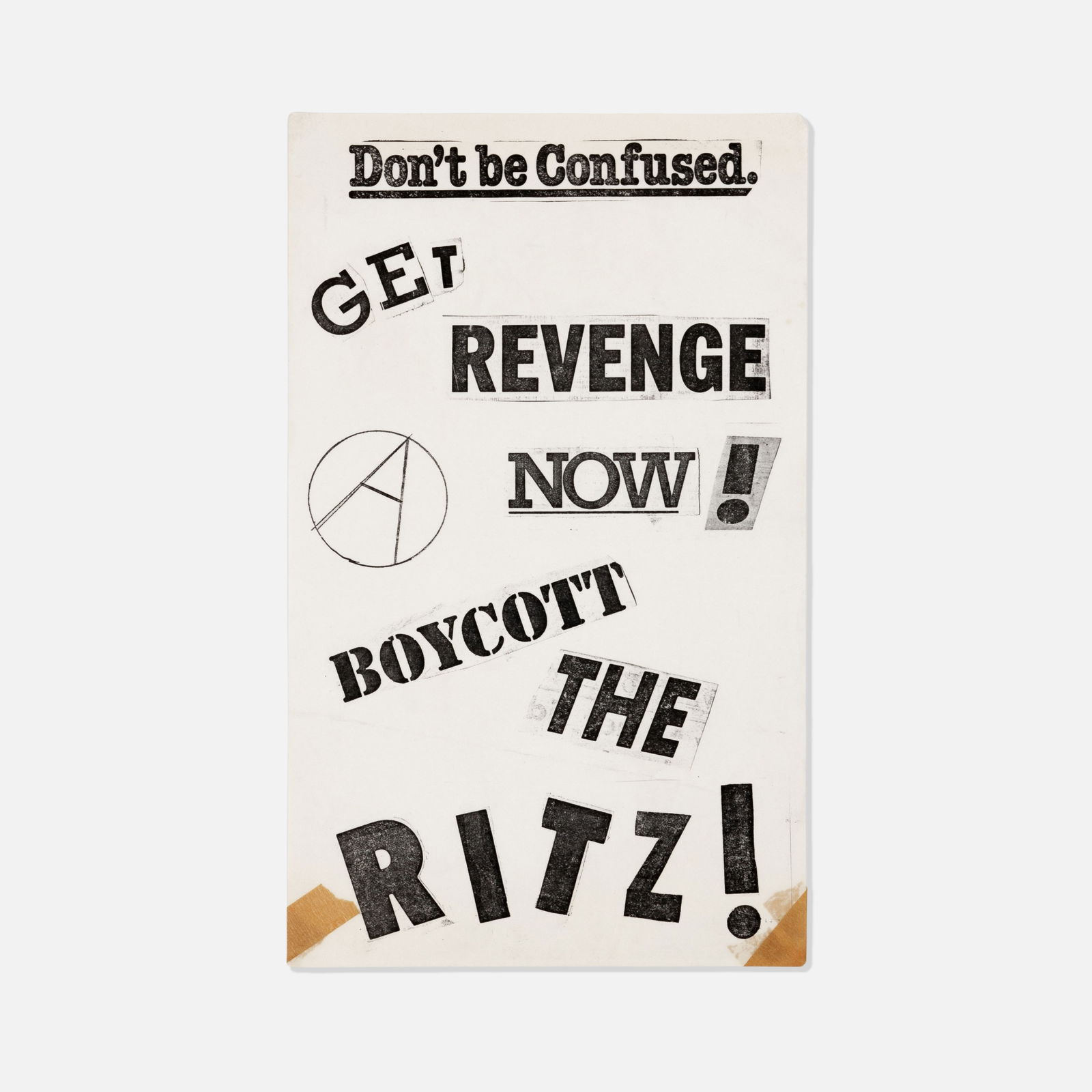 Protest, Boycott The Ritz Poster (1 of 1)