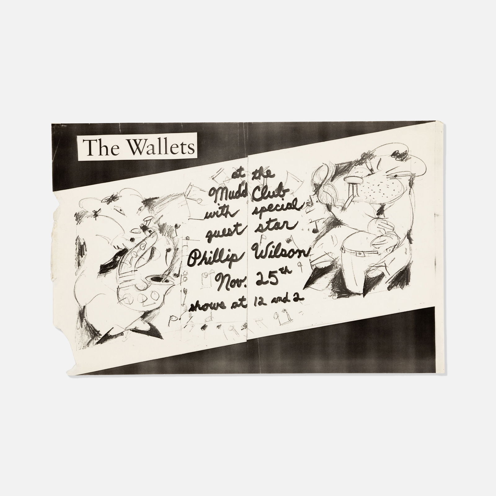 Mudd Club, The Wallets, Phillip Wilson, Poster (1 of 1)
