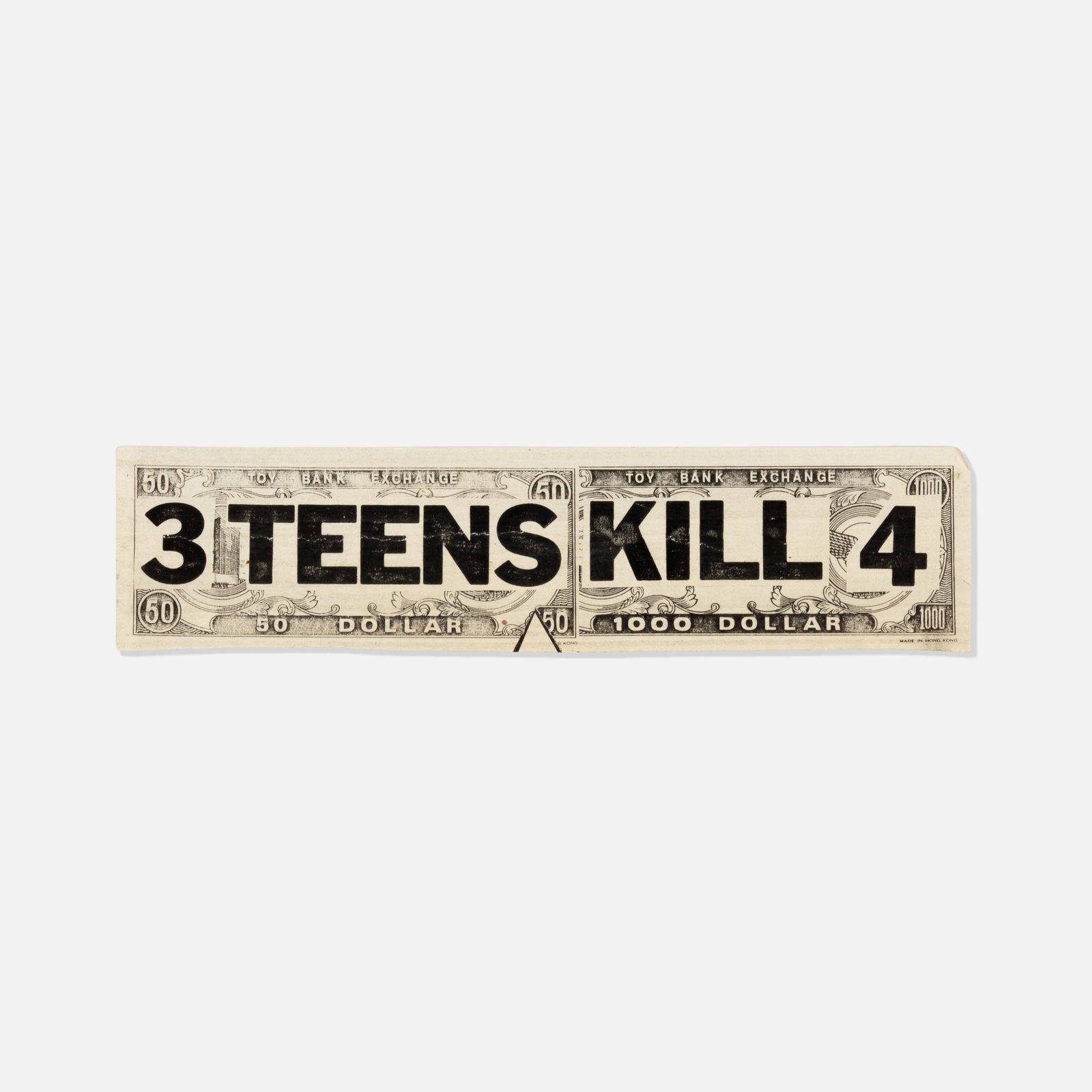 3 Teens Kill 4, David Wojnarowicz, Handbill (1 of 1)
