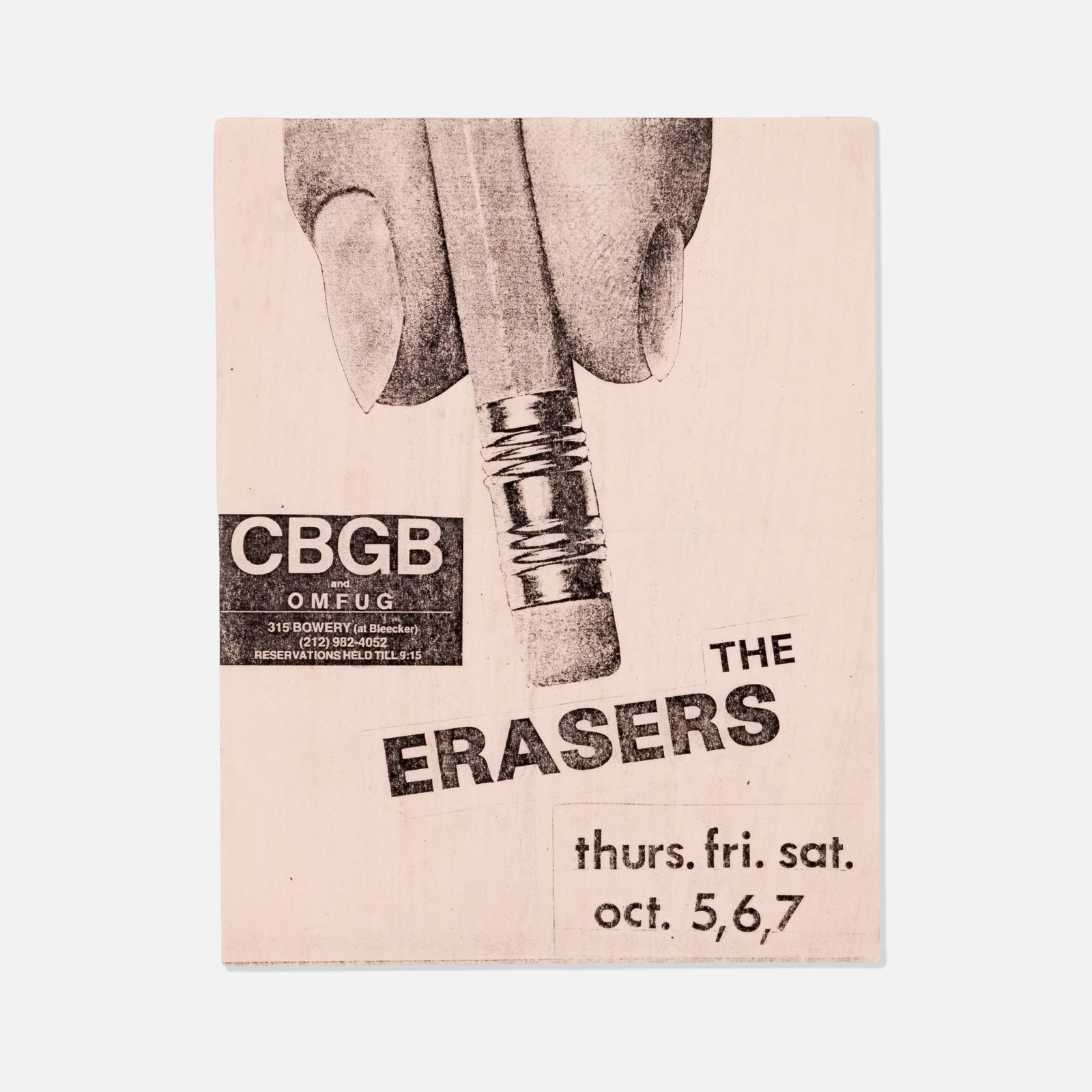 CBGB, The Erasers (1 of 1)