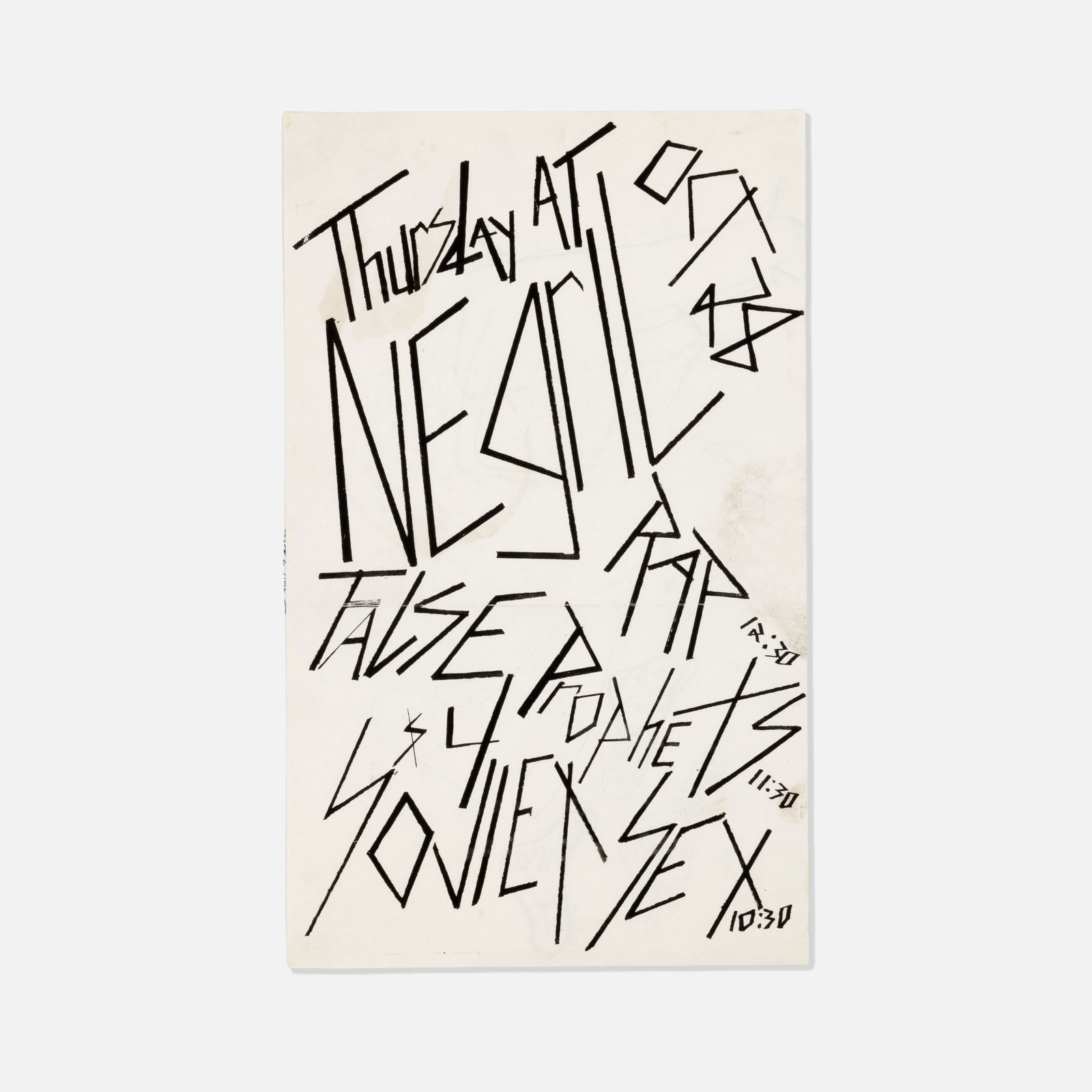 Negril, False Prophets, Soviet Sex, Rap, Flyer (1 of 1)