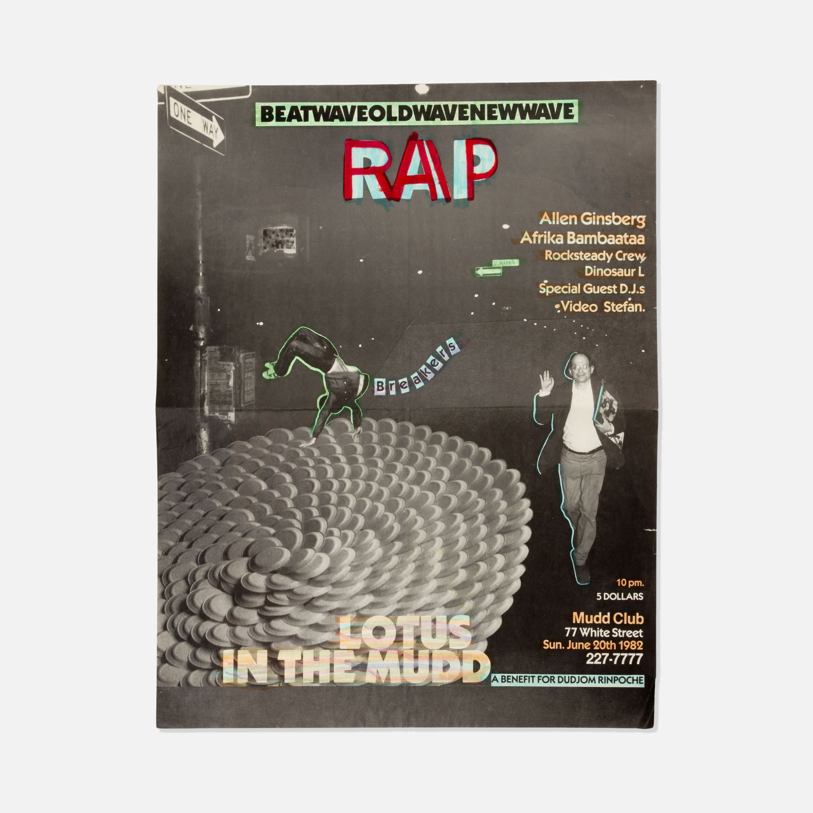 Mudd Club, Dudjom Rinpoche Benefit Poster (1 of 1)