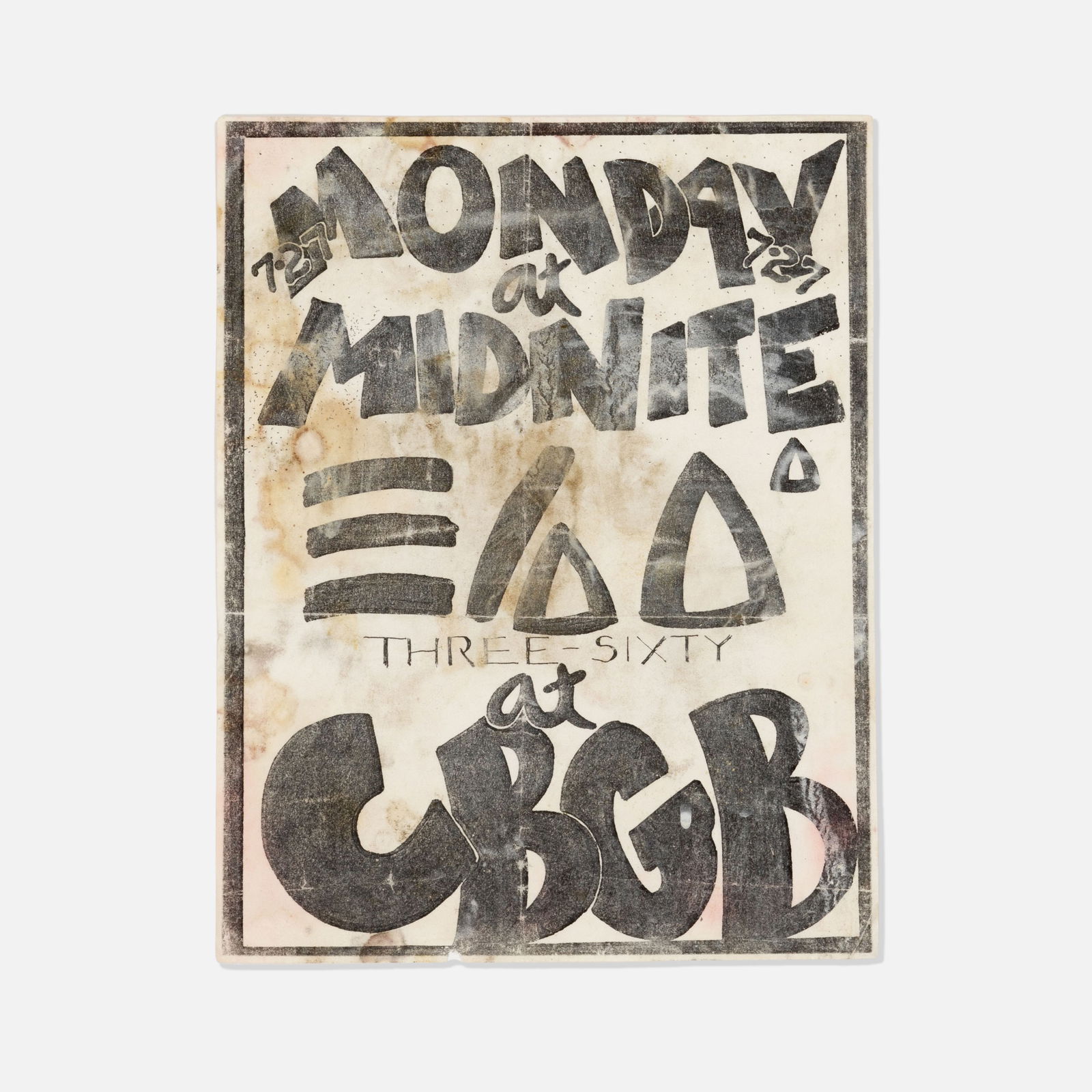 CBGB, Three-Sixty, Flyer (1 of 1)