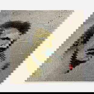 Robert Loughlin, Eve: USA, c. 2000-2010 oil on canvas 36” x 36” Titled [EVE] to verso. Provenance: Acquired directly from the artist; Collection of Paul Johnson Exhibited: Robert Loughlin Collection, Paul