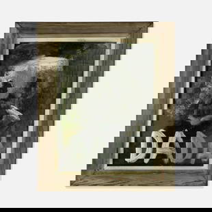 Robert Loughlin, Untilted (DADA): USA, c. 2000-2010 oil on canvas 21” x 16 3/4” frame 15 5/8” x 11 1/2” aperture Provenance: Acquired directly from the artist; Collection of Paul Johnson Exhibited: Robert