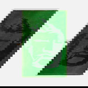 Robert Loughlin, The Pixies: USA, c. 2000-2010 acrylic on vinyl box 3 3/4” x 11 3/4” x 8” Titled and initialed to underside [the PIXIES RL]. Provenance: Acquired directly from the artist; Collection of Paul