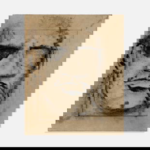 Robert Loughlin, The Man in the White Flannel Shirt: USA, 1997 acrylic on canvas 22” x 18” Titled, dedicated, signed, and dated to verso [“the man in the white flannel shirt” to OMAR Robert Laughlin 97]. Provenance: Acquired