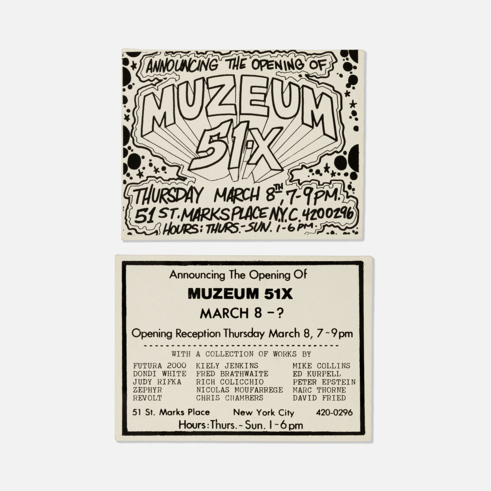 51X Gallery, Museum 51X, Opening Invites (1 of 1)