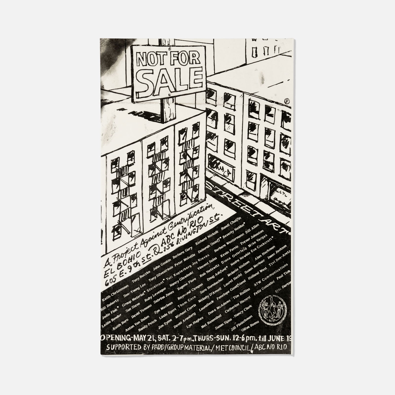 El Bohio, ABC No Rio, A Project Against Gentrification, Flyer (1 of 1)