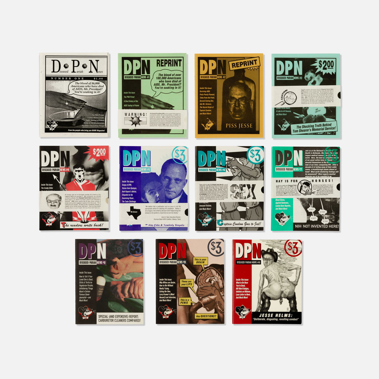 Beowulf Throne and Tom Shearer, Diseased Pariah News, Eleven Volumes (1 of 4)