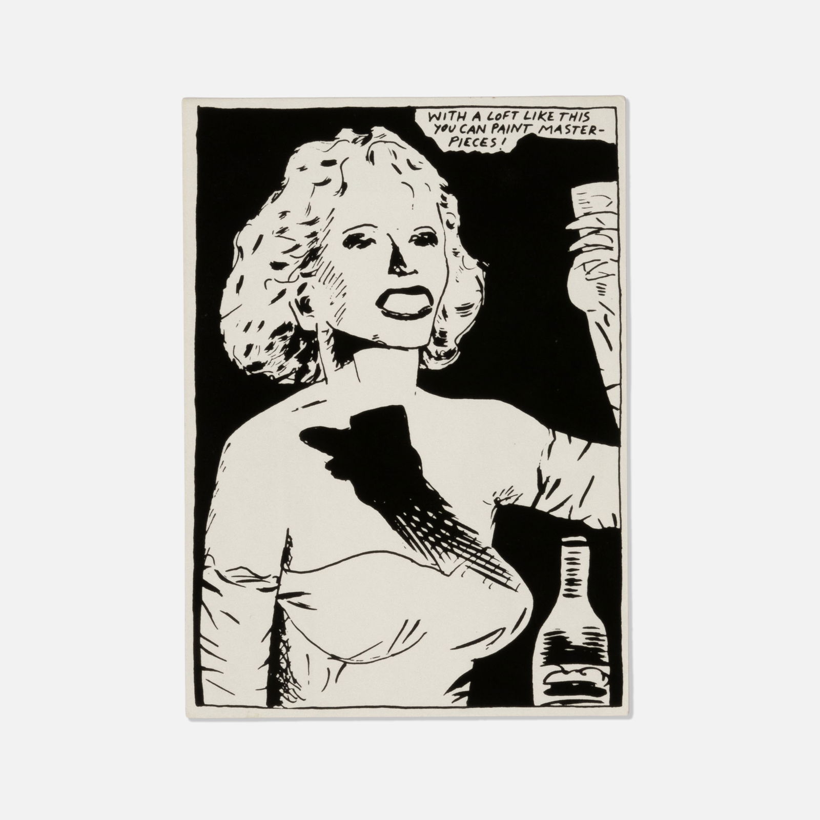 A&P Gallery, Raymond Pettibon, Closing Party Invite (1 of 2)