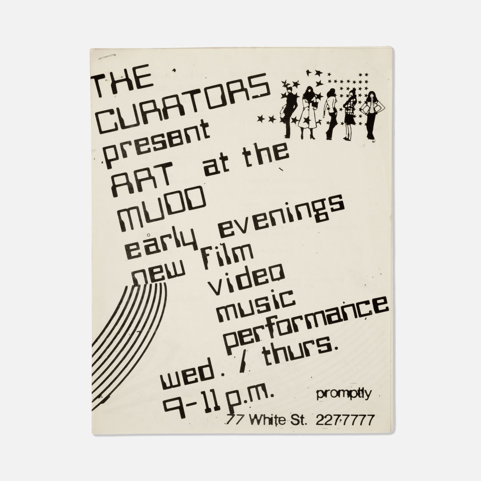 Mudd Club, The Curators, Art at the Mudd, Program (1 of 2)