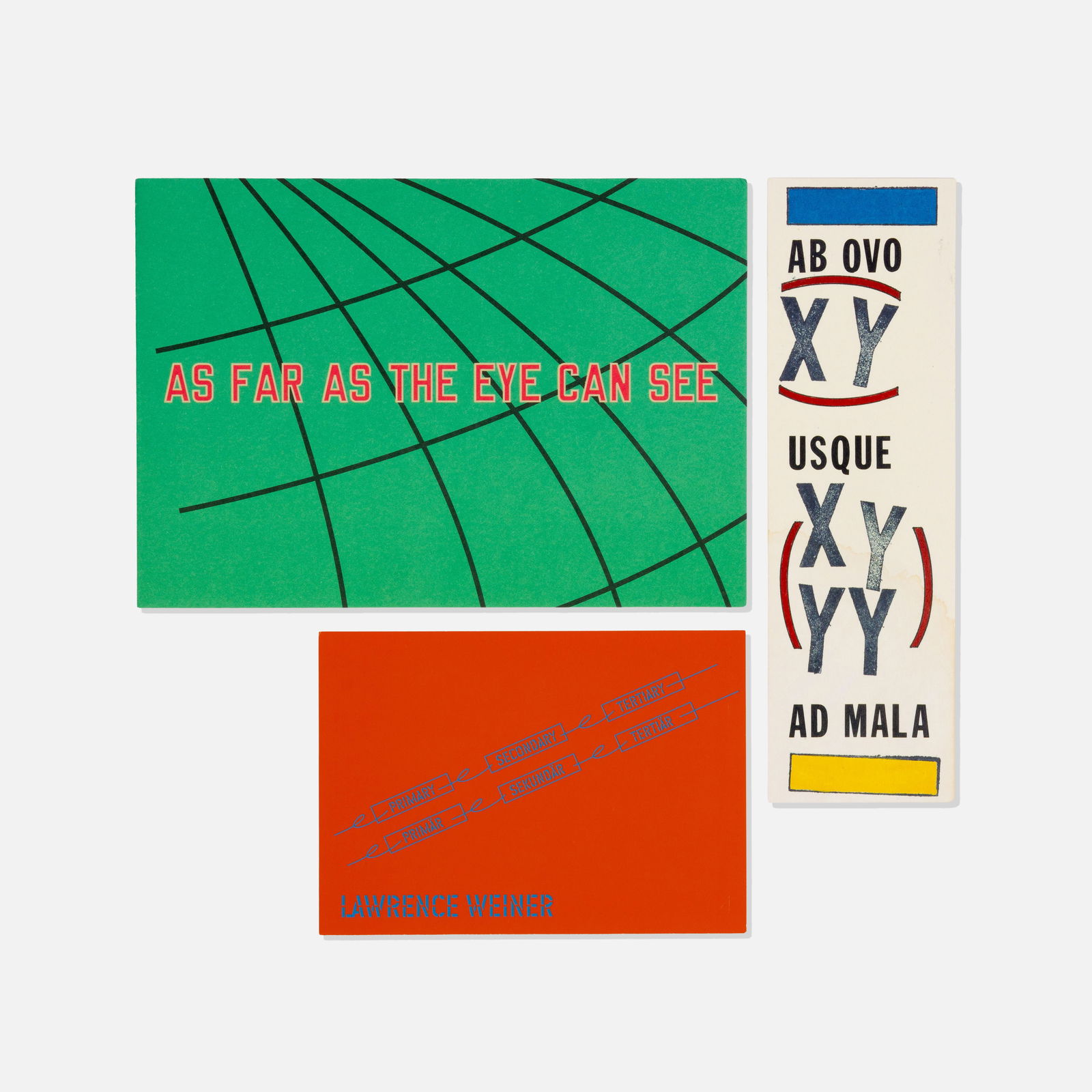 Lawrence Weiner, Invites (1 of 1)