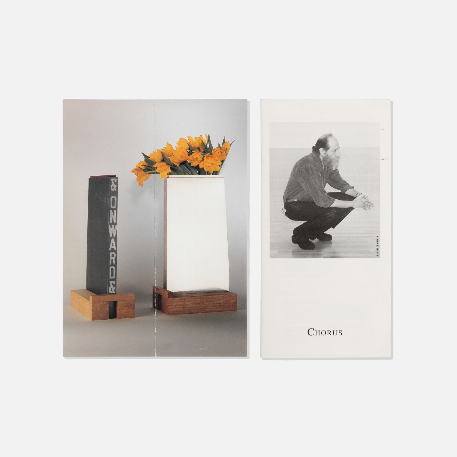 Lawrence Weiner, Invite and Catalog (1 of 1)