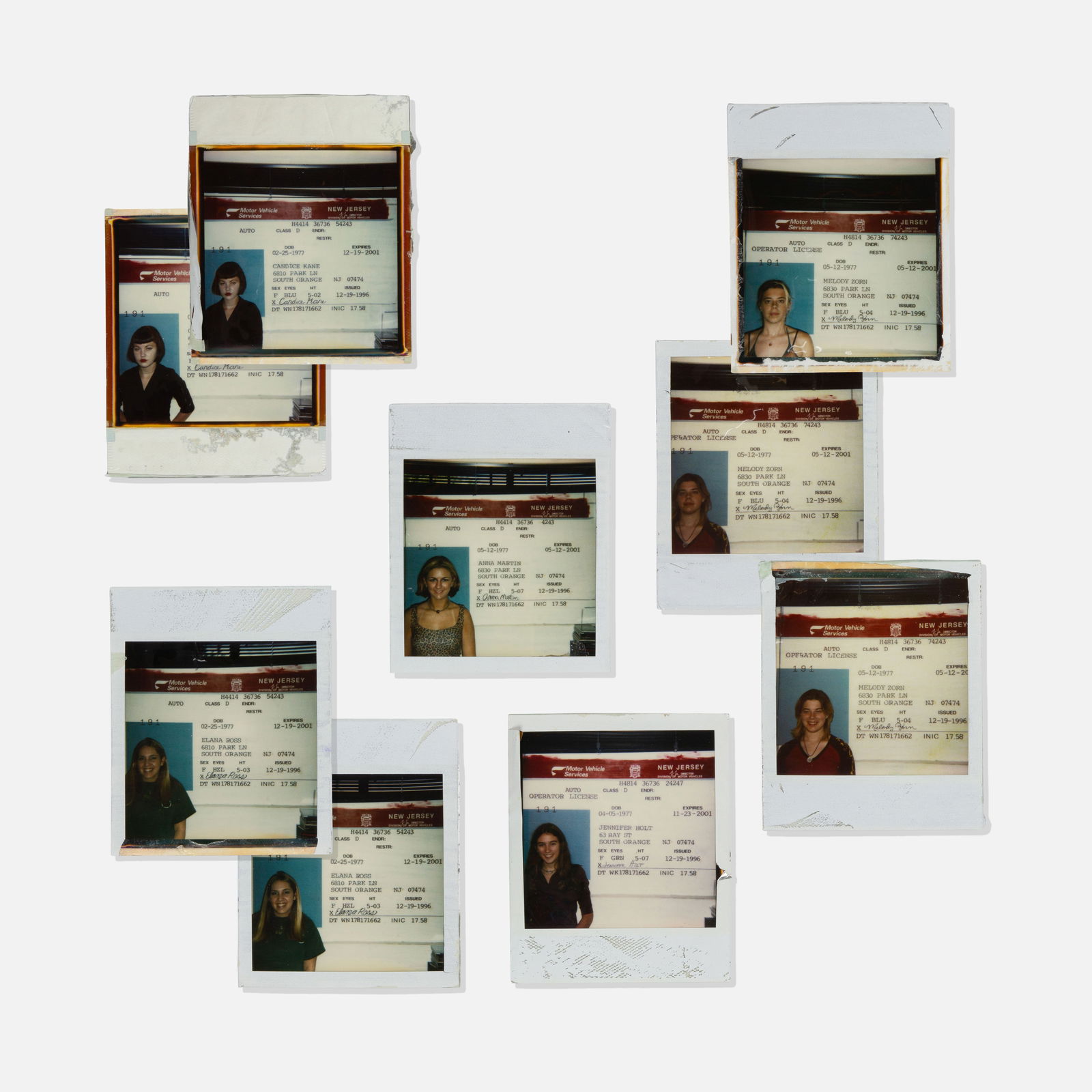 Anonymous, Fake ID Polaroids (1 of 2)