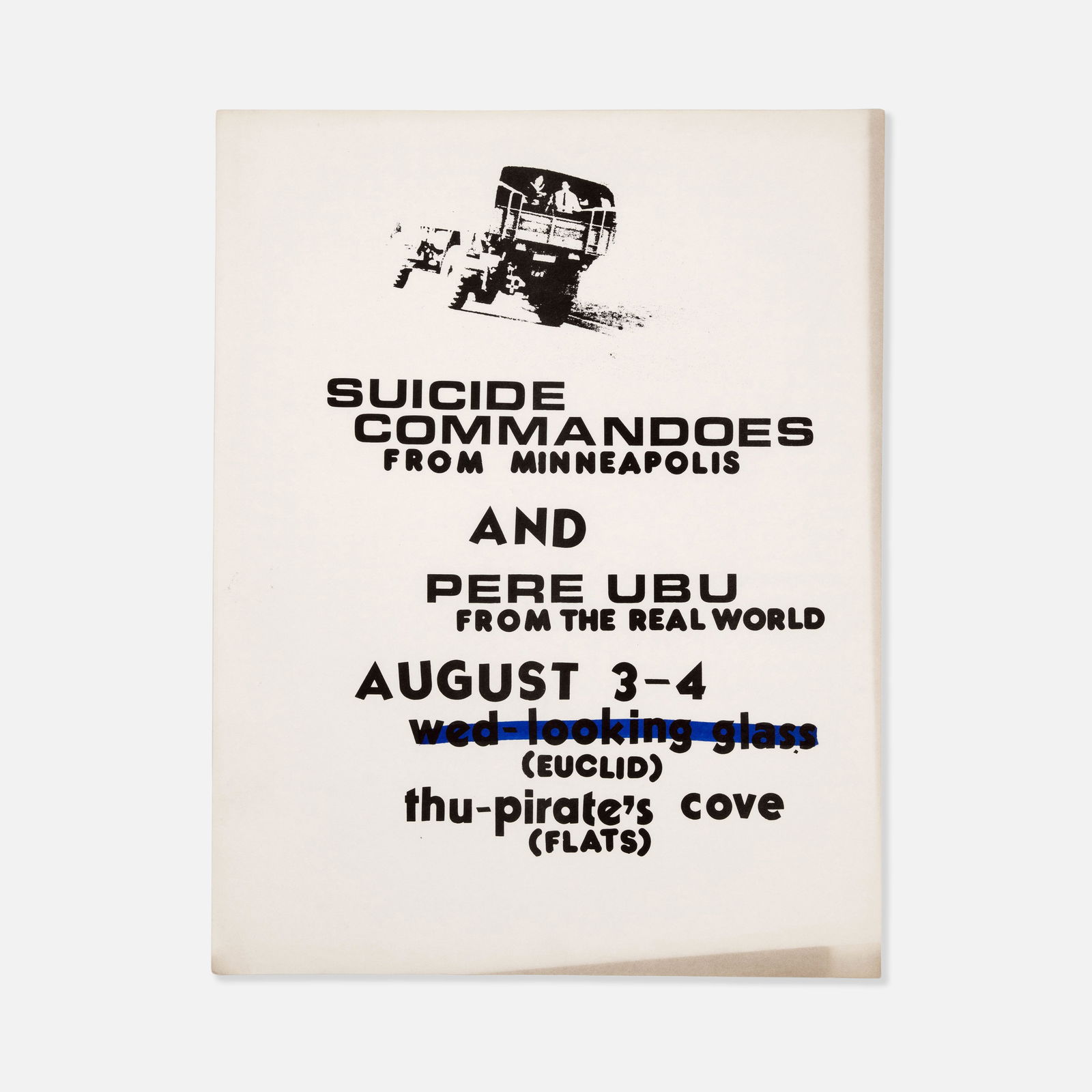 Suicide, Pere Ubu, Flyer (1 of 1)