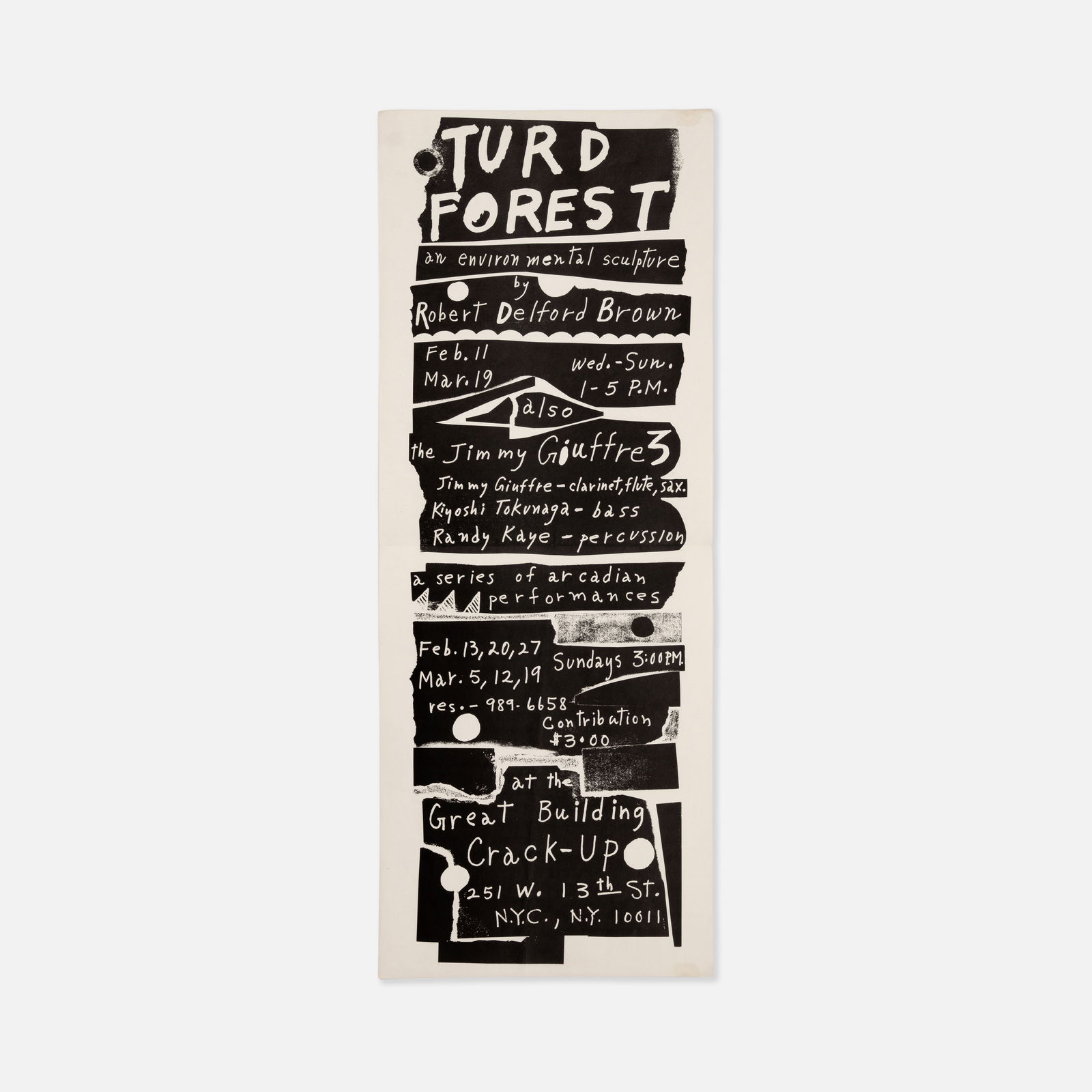Robert Delford Brown, Ray Johnson, Turd Forest Poster (1 of 1)