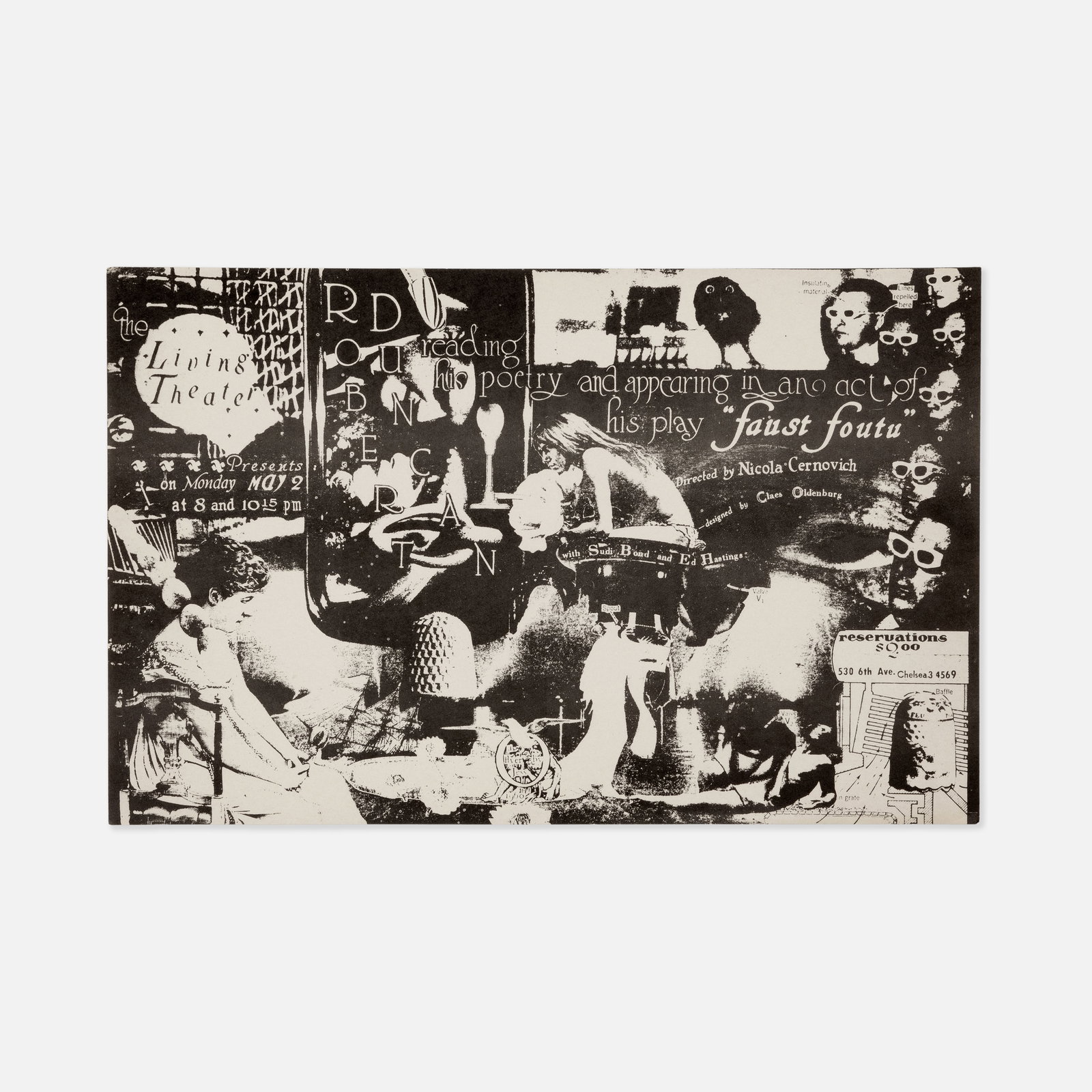 The Living Theatre, Robert Duncan Reading, Flyer (1 of 1)