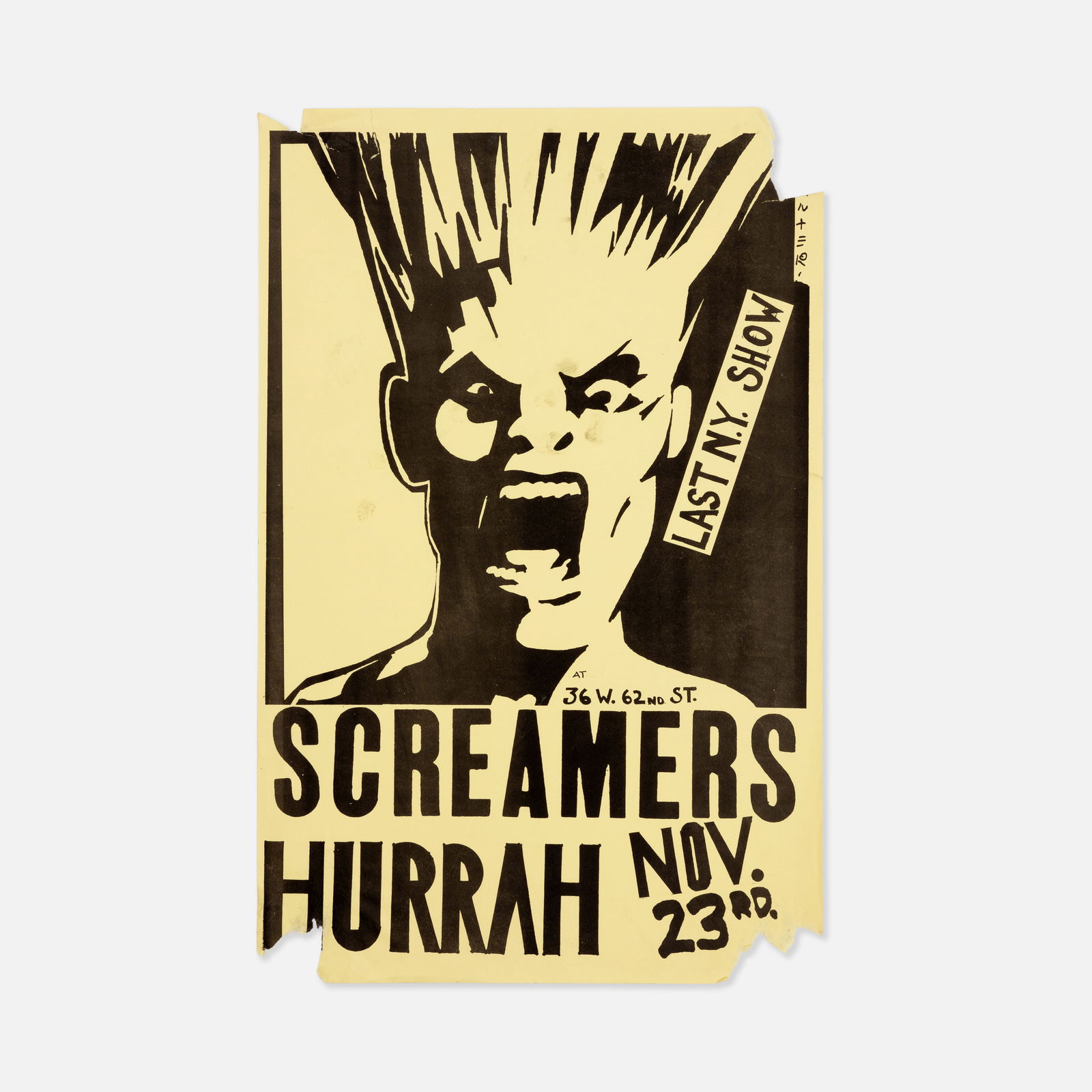 Hurrah, Screamers, Poster (1 of 1)