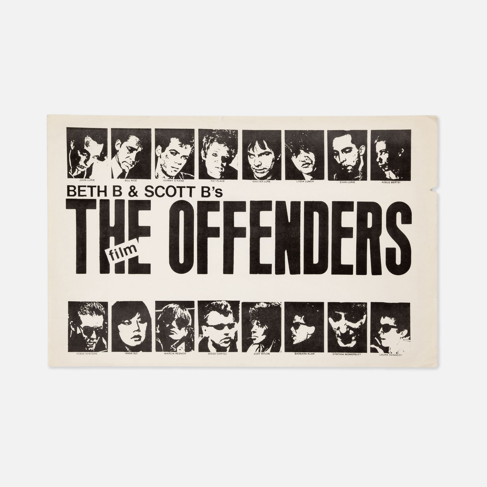 Beth B. and Scott B., The Offenders, Poster (1 of 1)