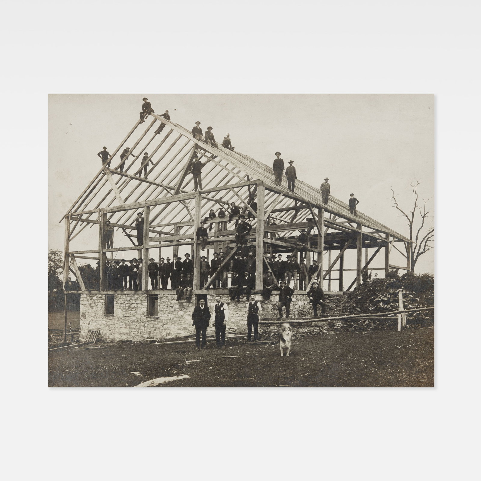 Anonymous, Photograph, Building Construction (1 of 2)