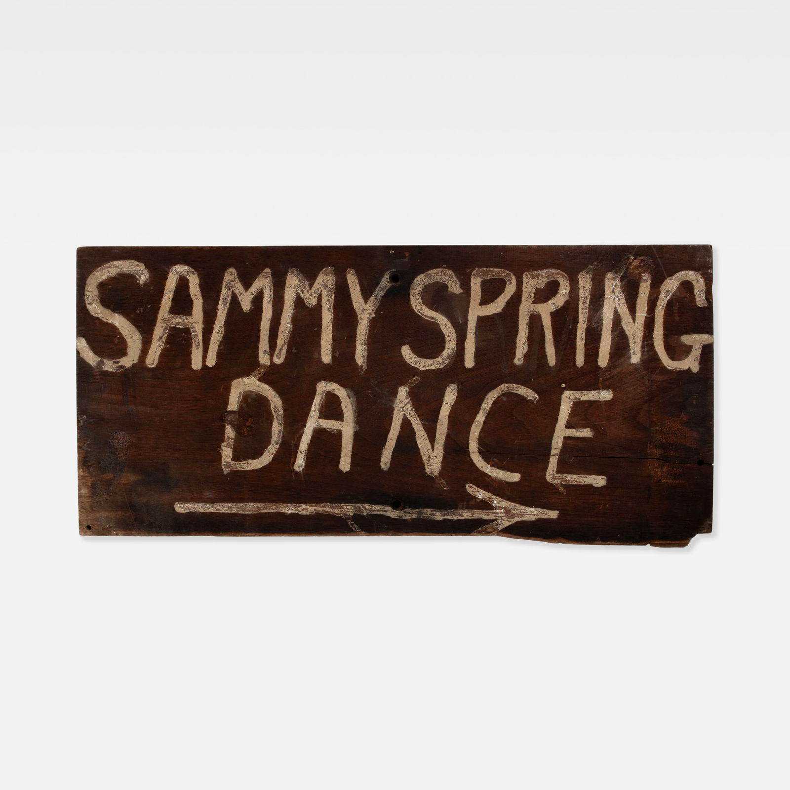 Vernacular, Sammy Spring Dance, Painted Sign (1 of 1)