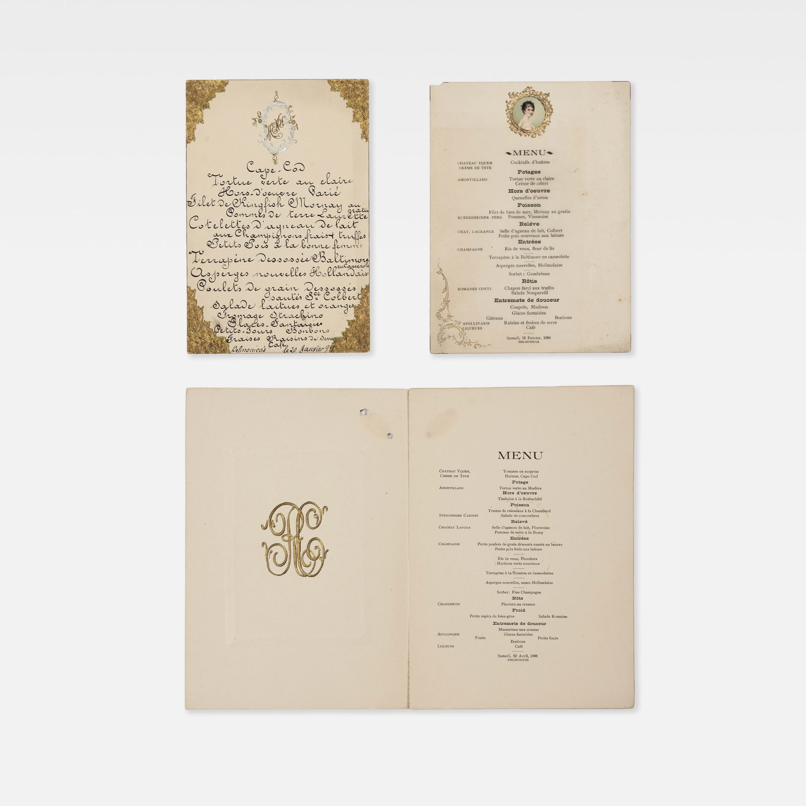 Delmonico's, 19th Century Menus (1 of 5)