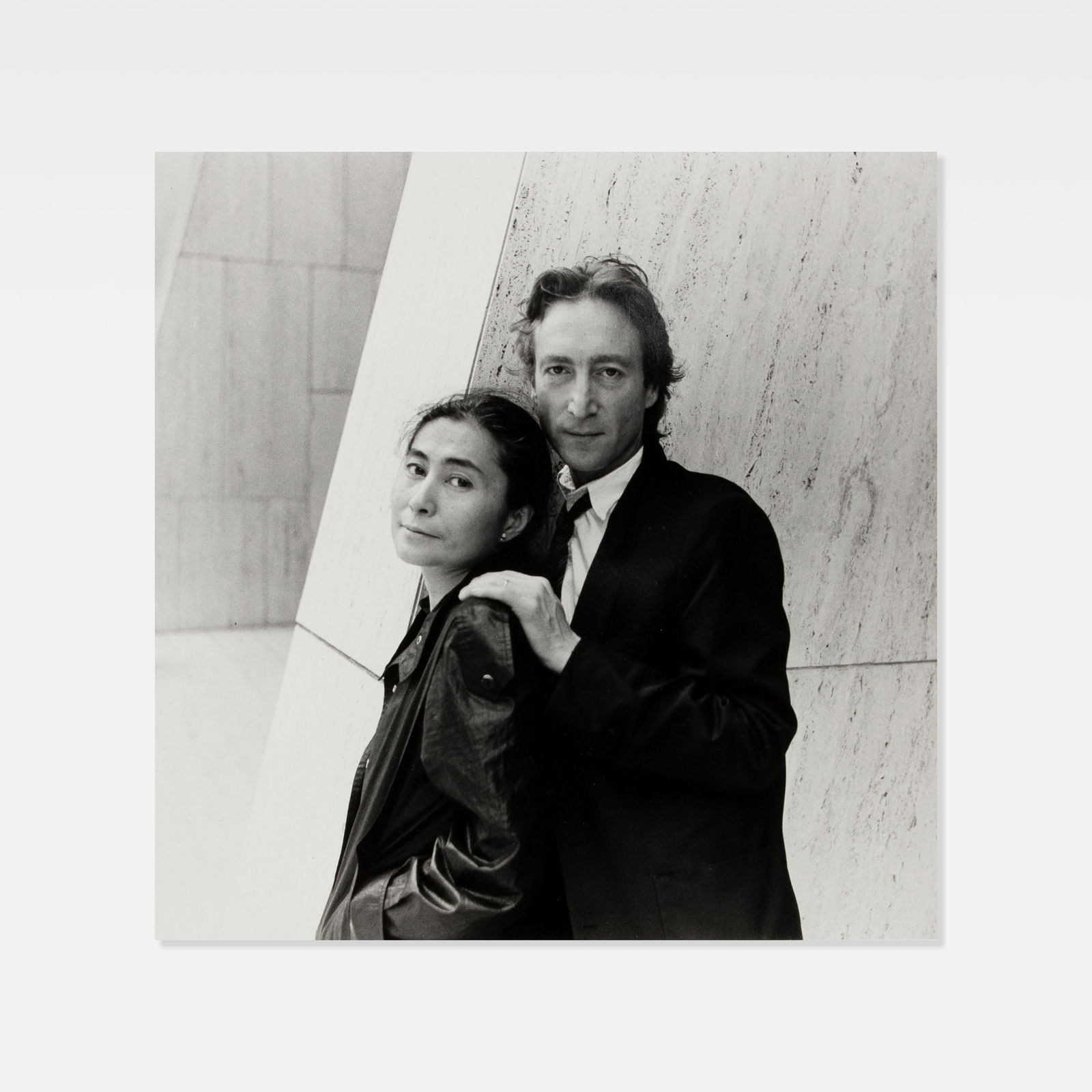 Lilo Raymond, John Lennon and Yoko Ono (1 of 2)