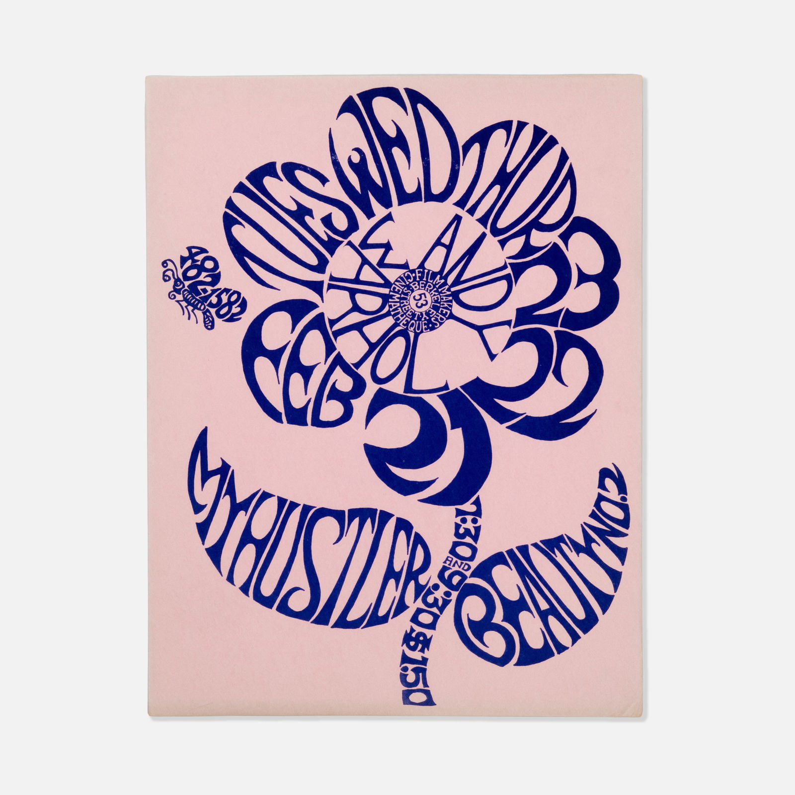 Filmmakers' Cinematheque, Andy Warhol, Flyer