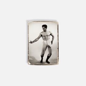 Attributed to John Palatinus, Male Physique, Photographic Matchbox