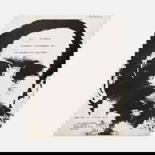 The Poetry Center, Intermedia & Environments, Etc., John Brockman, Gerd Stern, Flyer: NYC, 1968 8 1/2" x 11" printed matter Flyer for a talk by John Brockman with Gerd Stern on USCO, the pioneering media art collective, at The Poetry Center, November 18, 1968, New York City.