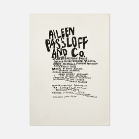 The Living Theatre, Aileen Passloff and Co., Ray Johnson, Poster