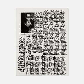 Ray Johnson, New York Correspondence School, Rauschenberg Mailer