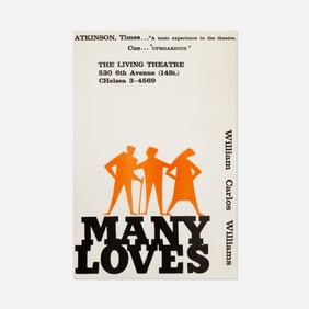 The Living Theatre, William Carlos Williams, Poster