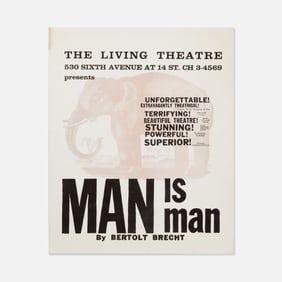 The Living Theatre, Bertolt Brecht, Poster