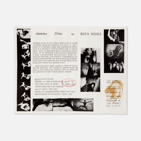 Bleecker Street Cinema, Maya Deren. Chamber Films, Flyer