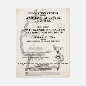 Desolation Center, Mojave Auszug, Flyer