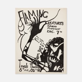 Tivoli Theatre, Flaming Creatures, Flyer