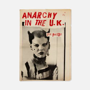 Jamie Reid, Sophie Richmond, Vivienne Westwood, Sex Pistols, Anarchy in the UK, No. 1