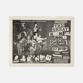 Sex Pistols, The Great Rock 'N' Roll Swindle, Flyer