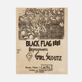 The Vex, Black Flag, et al., Flyer