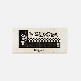 Chrysalis Records, The Selecter, Handbill