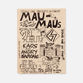 Stage One, Mau Maus, Flyer