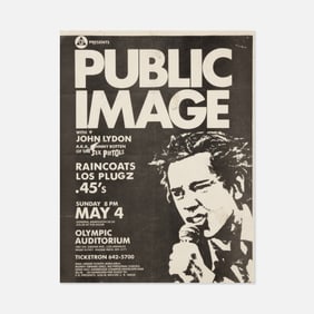 Grand Olympic Auditiorium, Public Image Ltd., Flyer